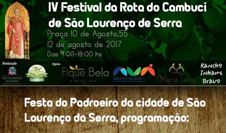 IV Festival da Rota do Cambuci em São Lourenço da Serra