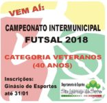 Campeonato Intermunicipal de Futsal (Veteranos) 2018