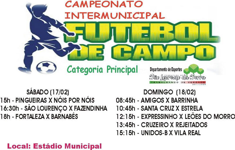 Campeonato Intermunicipal de Futebol de Campo 2018