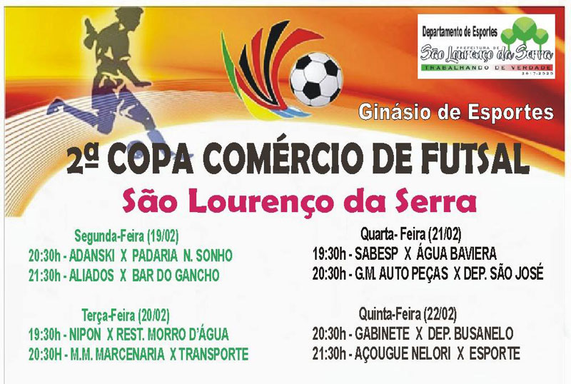 2ª Copa Comércio de Futsal de São Lourenço da Serra