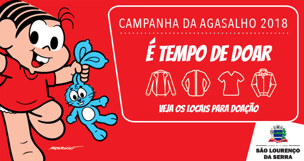 Campanha do Agasalho 2018 em São Lourenço da Serra