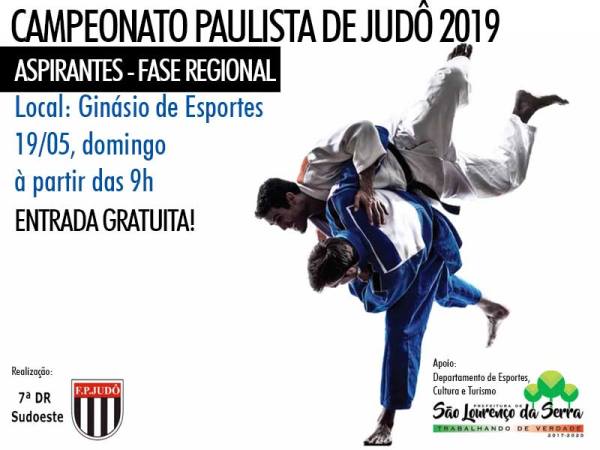Campeonato Paulista de Judô 2019 pela primeira vez em São Lourenço da Serra